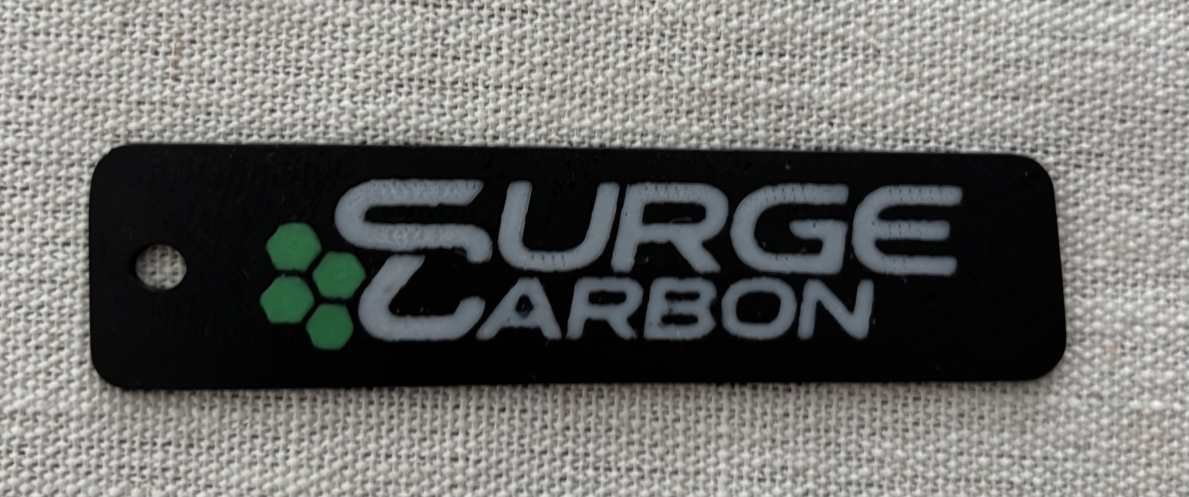 Surge Carbon Style Keychain for E-Bike