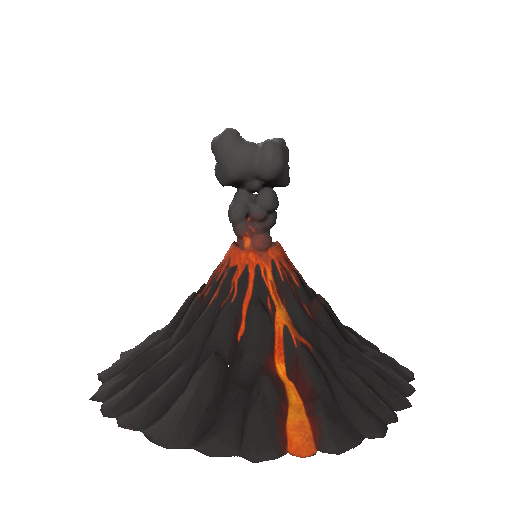Low Poly Volcano — miniatura 2