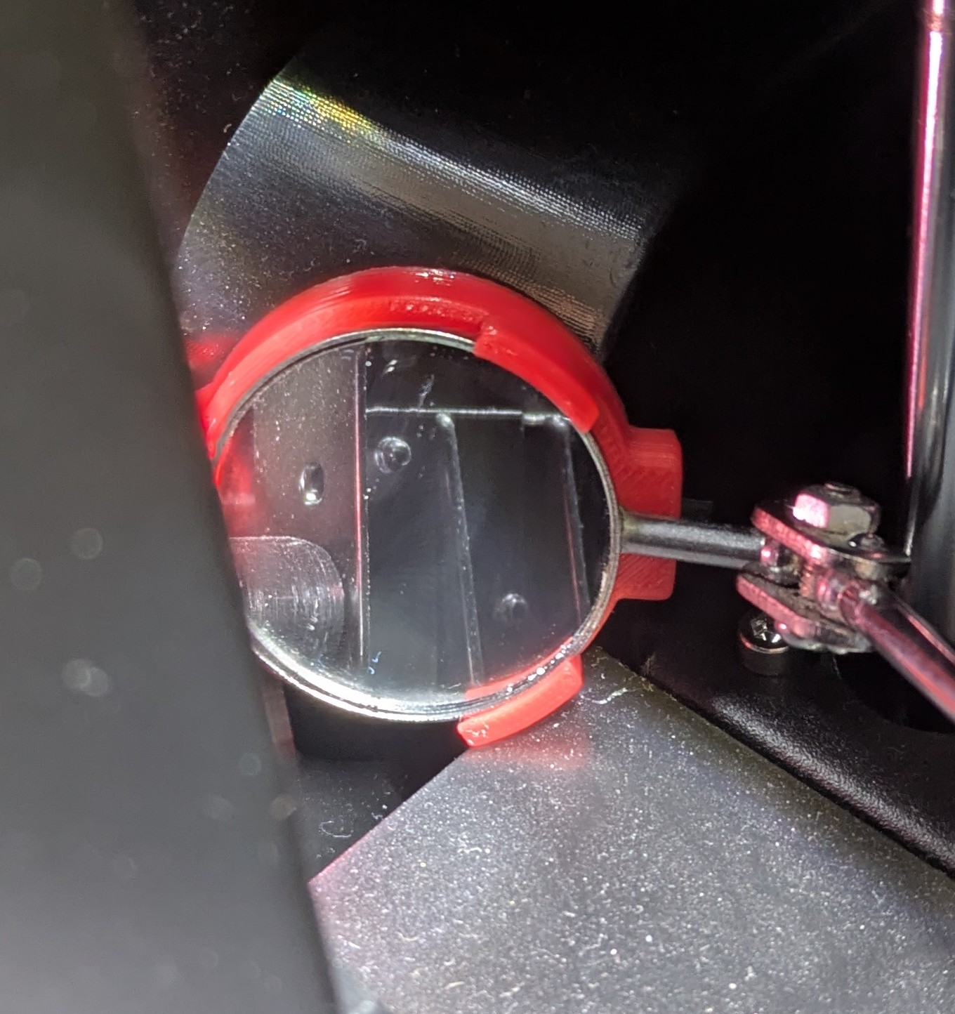 Led light for inspection mirror