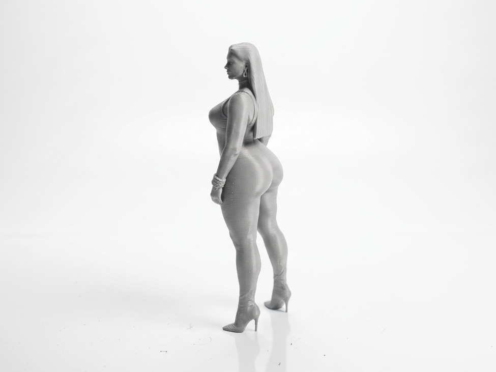 Bodysuit Lady Figurine Female Character 3D Printable