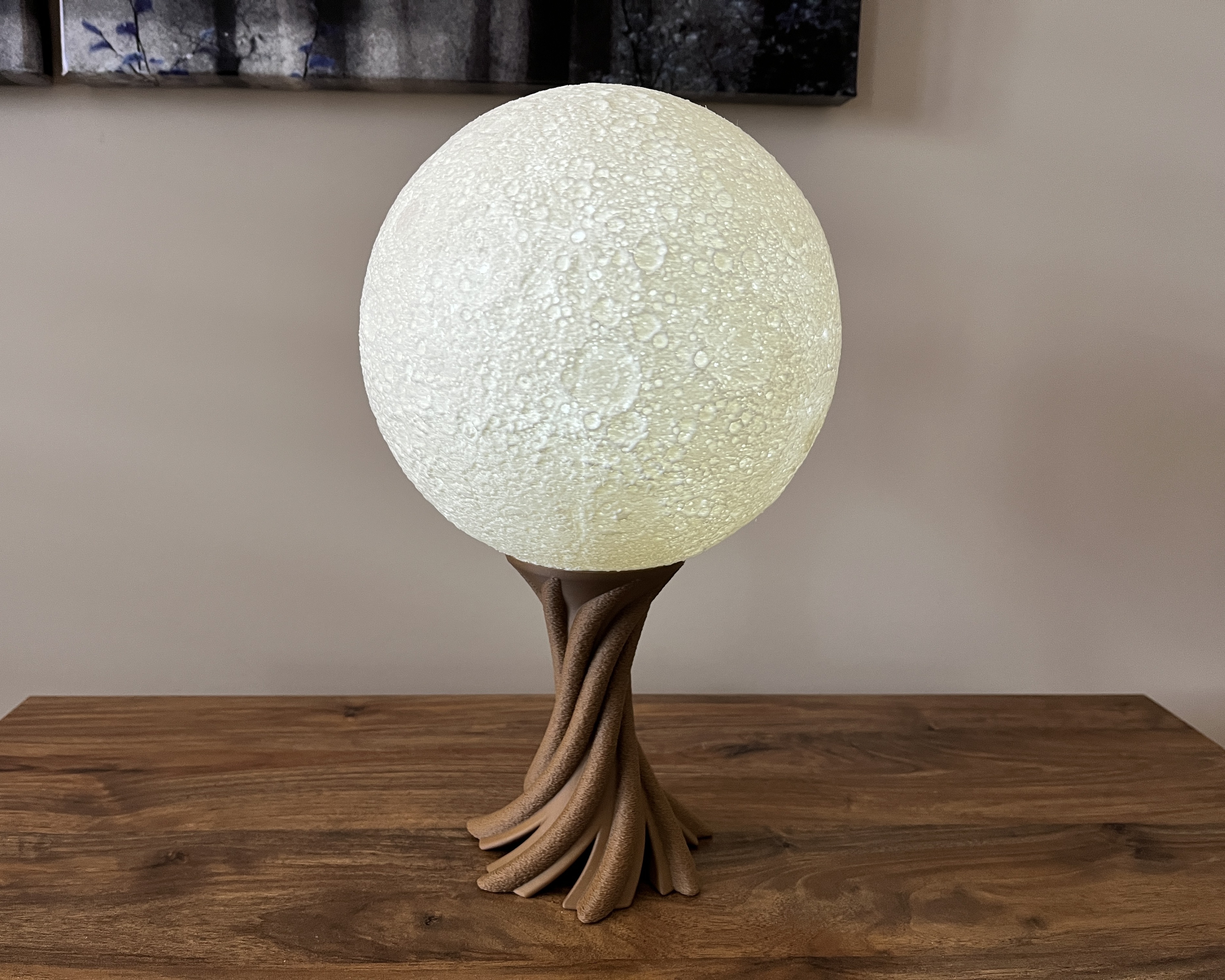 Moon Lamp Project - Base and Cord Insert Remix