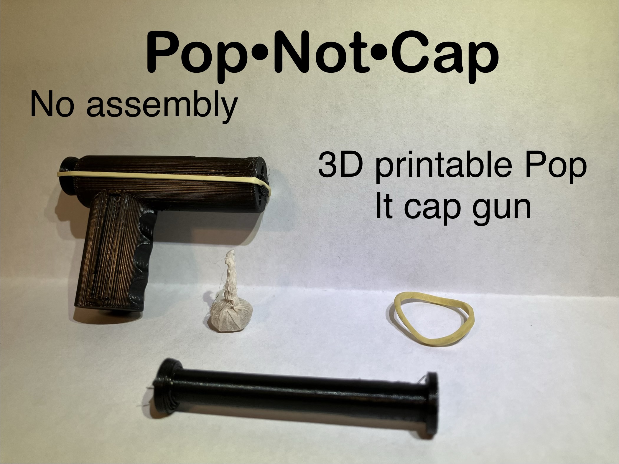 Pop•Not•Cap | Cap gun for TNT poppers