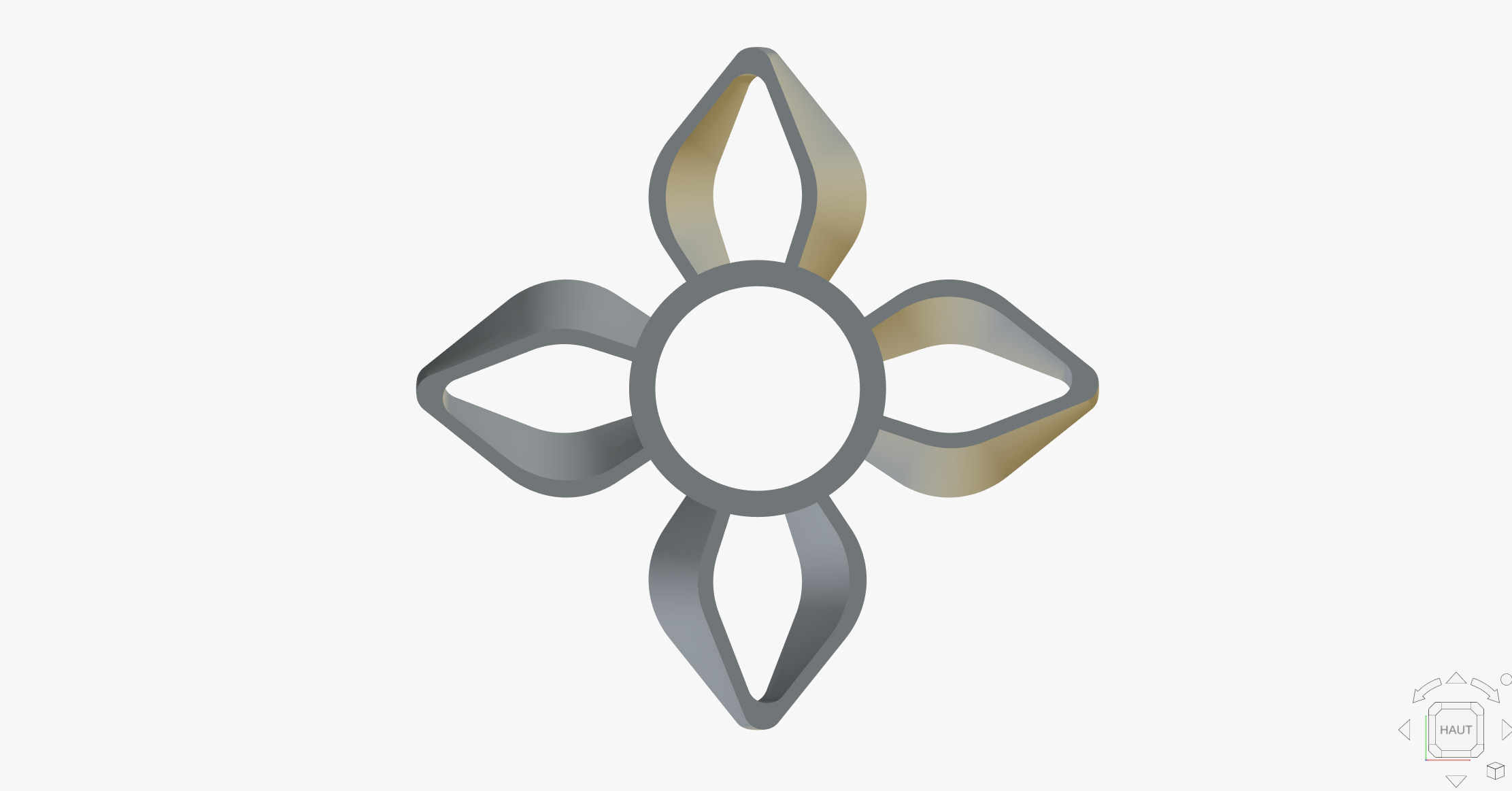 Toroidal "Squid" fan - 4 blades