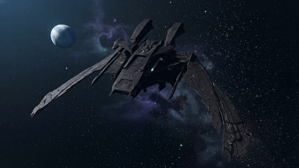 Star Trek Romulan Scimitar Fleet Command Battleship Epic Nemesis