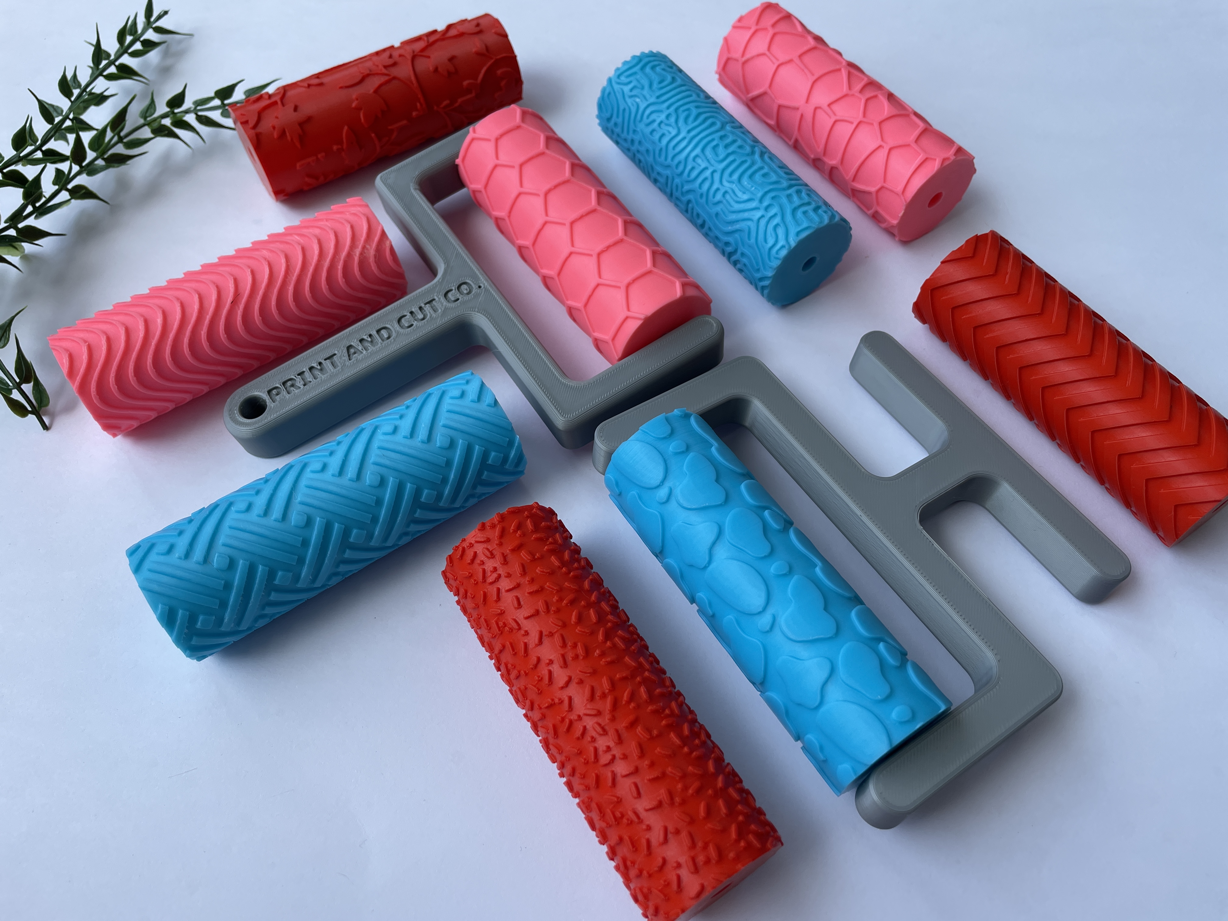 Polymer Clay Texture Roller - Embossing Pattern Tool for Clay Earrings & Jewelry Making — miniatura 3