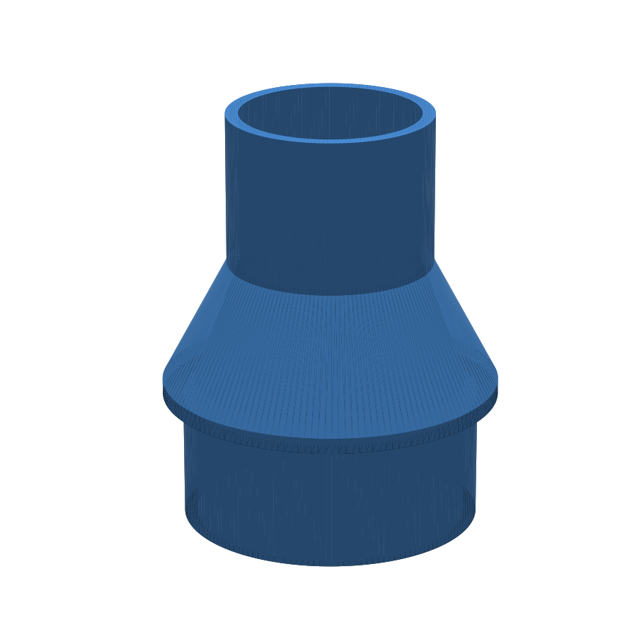 Trend CRT/MK3 Router Table to Parkside PPWD 30 Vacuum Adapter (57mm to 35mm)