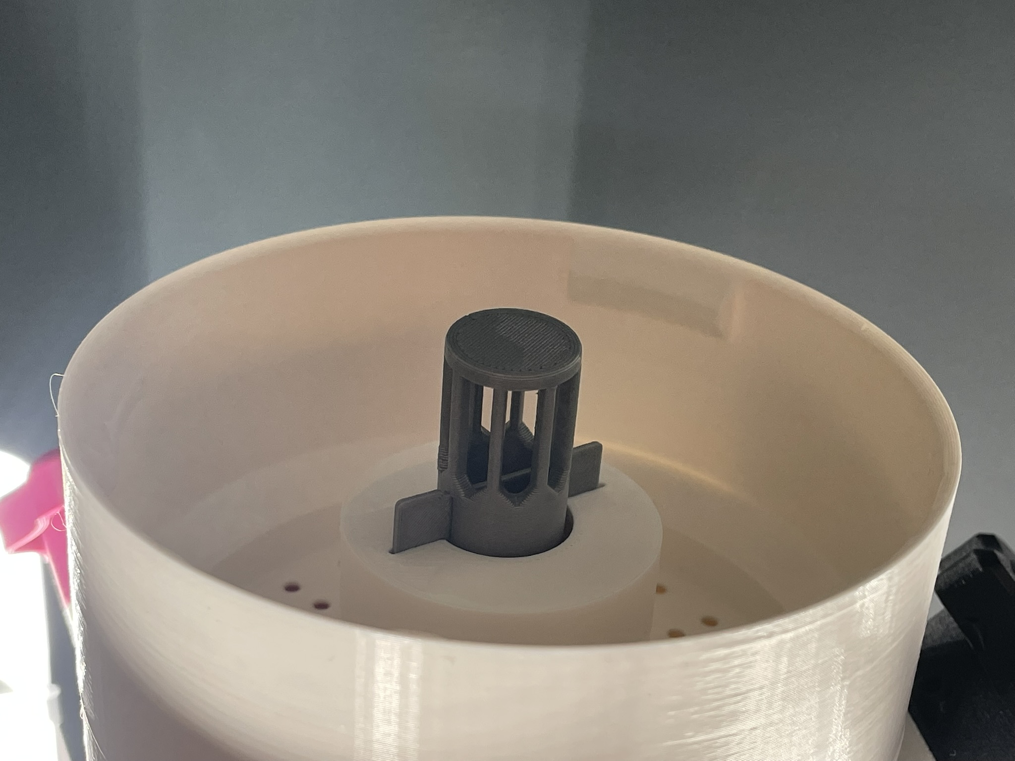Dispenser cup with detachable spout for hydroponic tower 3D model thumbnail