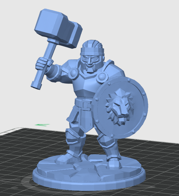 Stylized Paladin – FDM Friendly Mini — miniatura 2