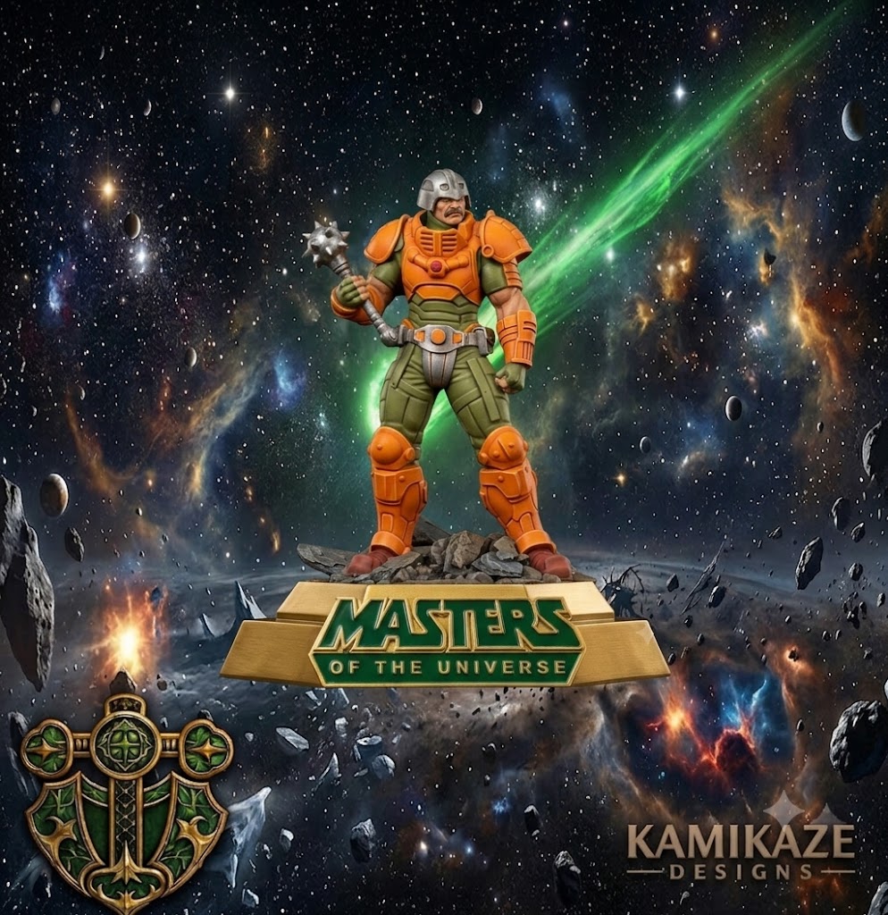 Man-At-Arms Inspired Statue
