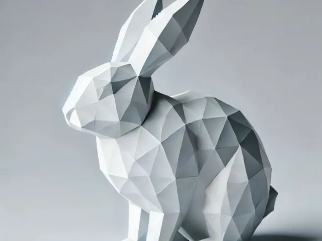 Low poly rabbit