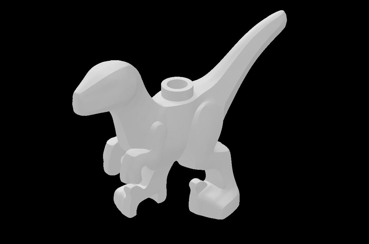 Lego Compatible (77862.dat) Dinosaur Raptor / Velociraptor Baby