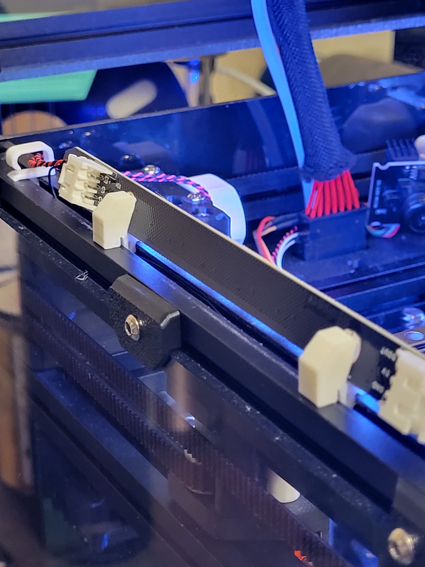 Simple brackets Voron 0 daylight led for 1515 (no heat insert)