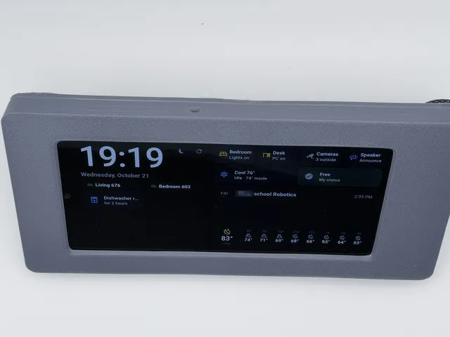 Samsung Galaxy A14 5G Desk Dashboard Enclosure – Home Assistant Kiosk