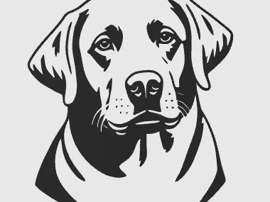 wall art labrador