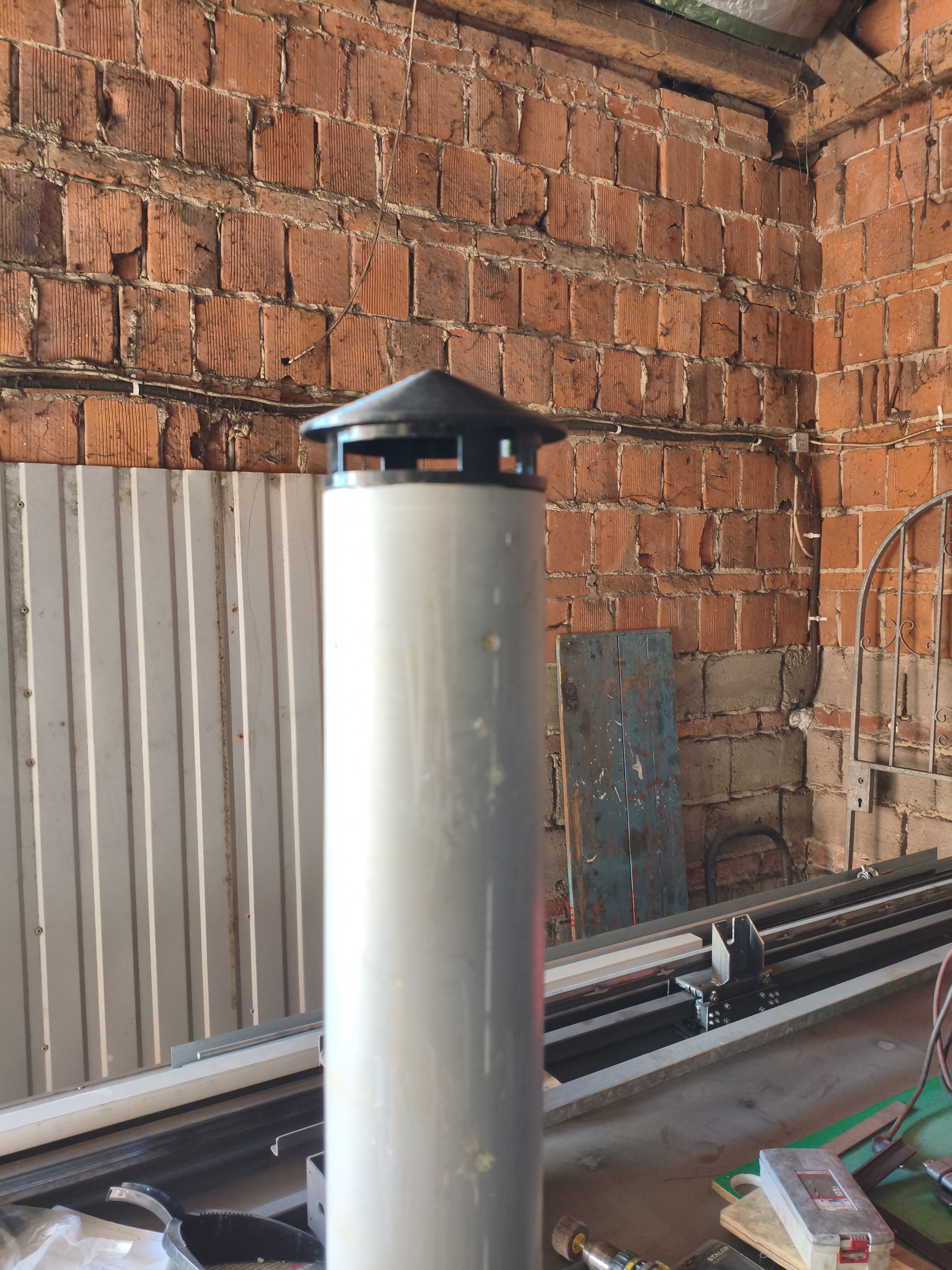DIY Ventilation Chimney System - PVC Pipe Adapter Kit (Ø110 & Ø95)
