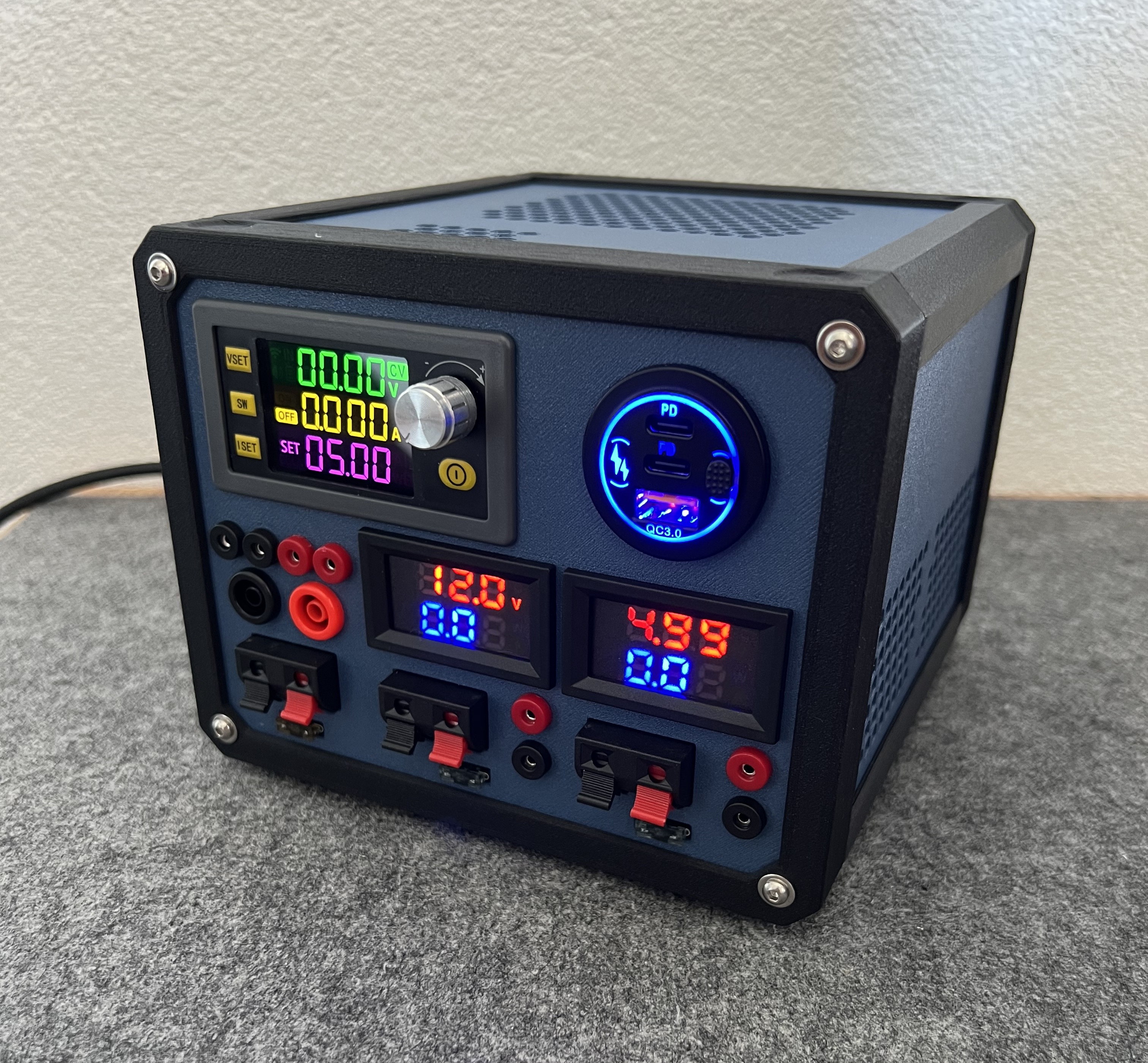 Lab Power Supply (PSU) fused 3CH (0-36V)