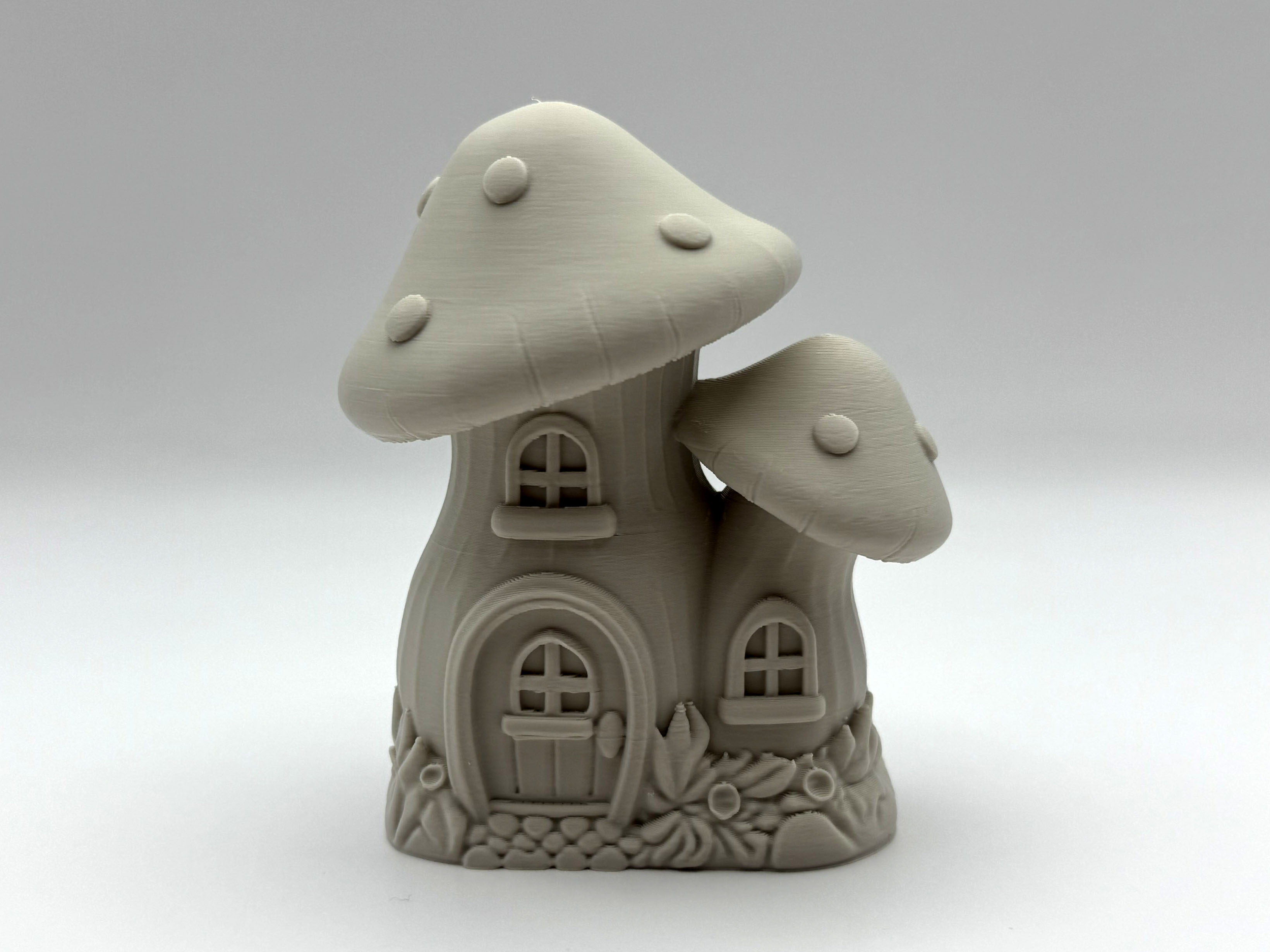 Dual Mushroom Fairy House
