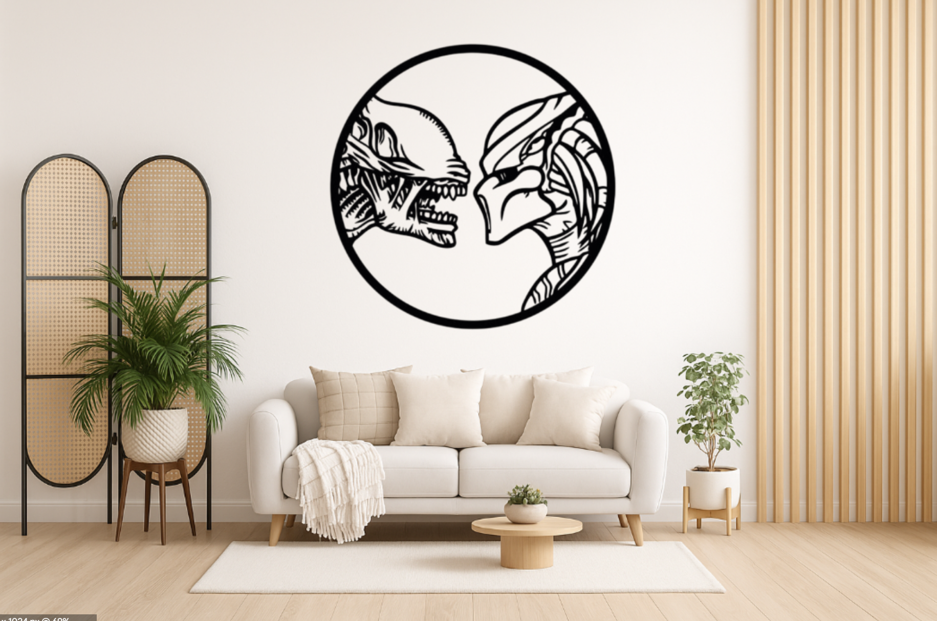 WallArt Alien vs. Predator