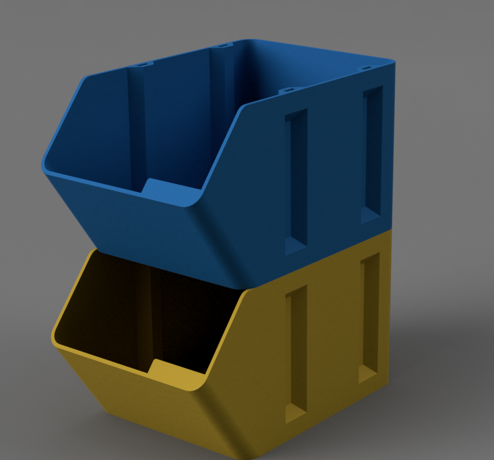 Miniatura 2 do modelo 3D Stackable Containers