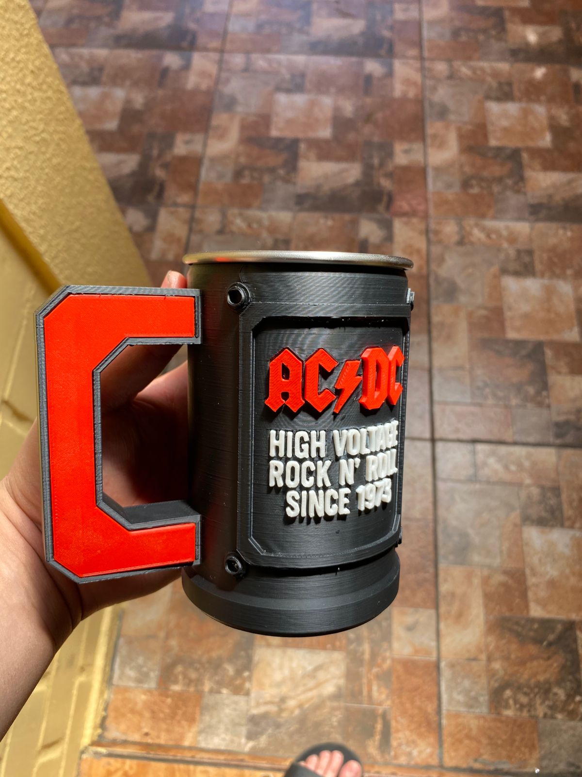 AC/DC Style Decorative Cup Sleeve (Assembly Model — miniatura 2