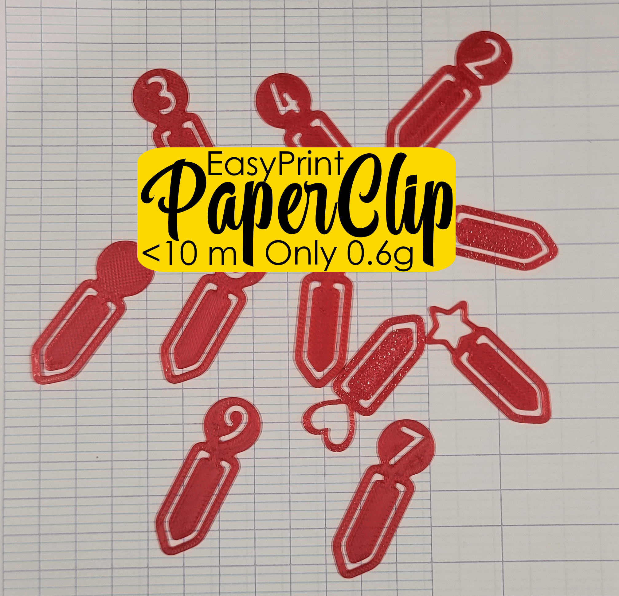 Easyprint Paperclip - bookmark