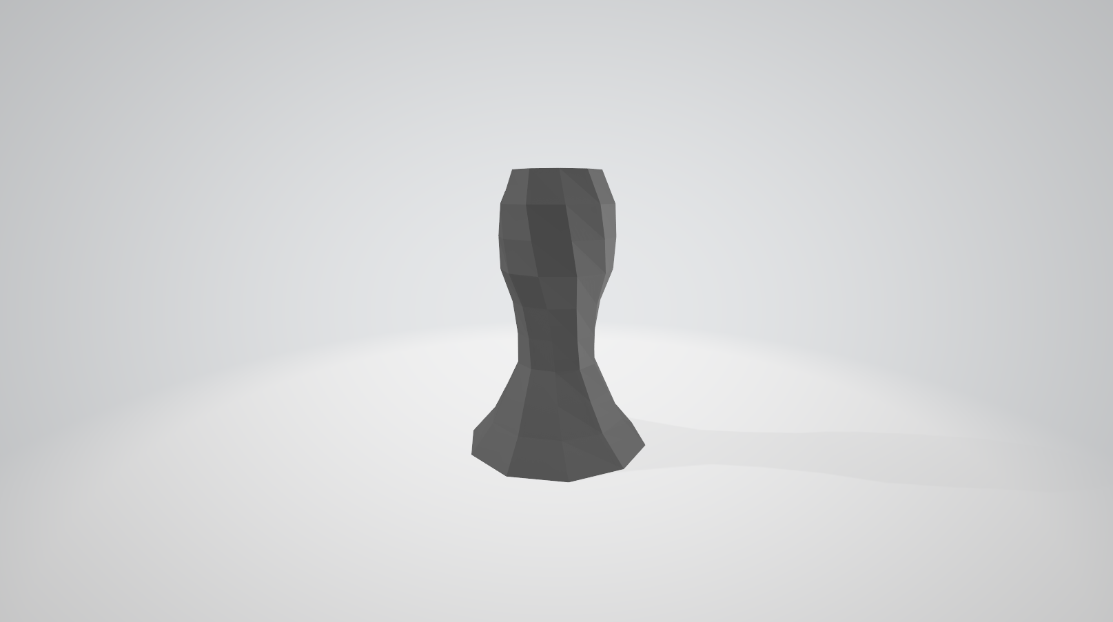 Low poly vase