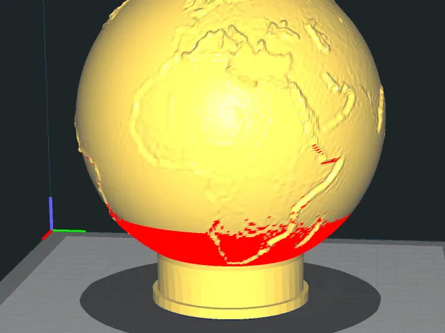 Earth lithopane