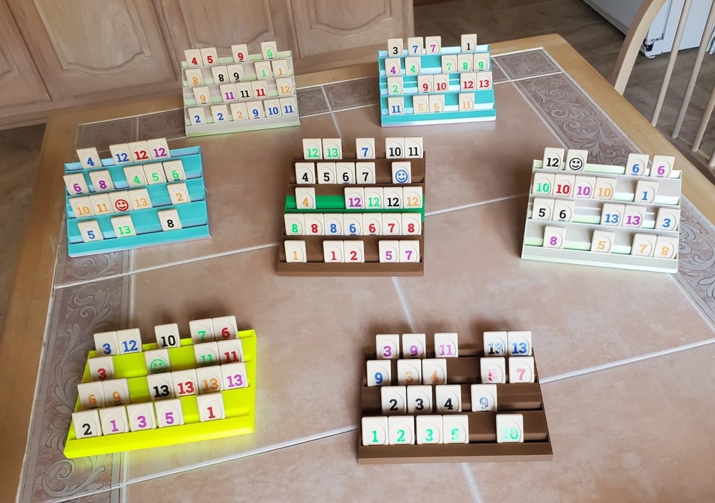 Tile Rack, for Rummikub game