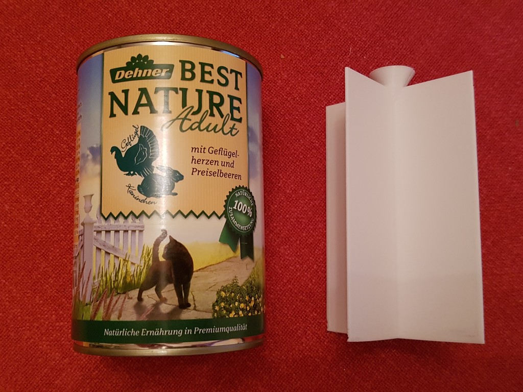 Cat Food Thirder with handle (customizable)