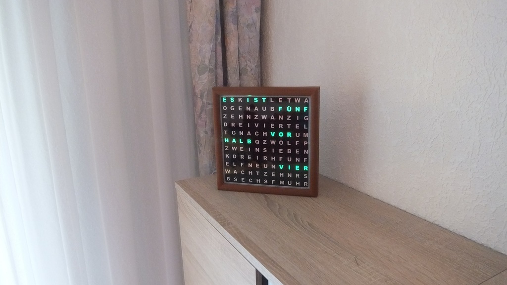Miniatura 6 do modelo 3D Word-Clock german