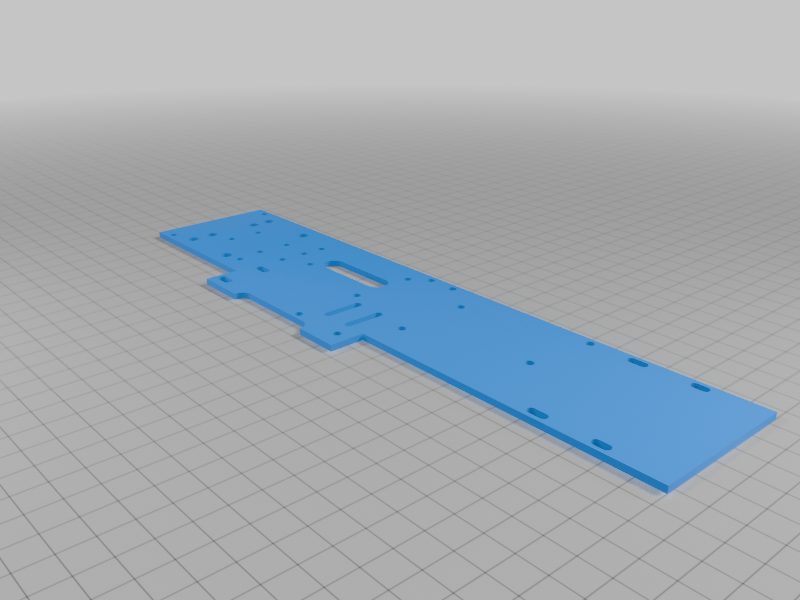Klein R/C Sprint Car Bottom Plate Template RC10GT