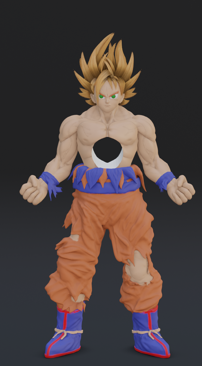 Goku toothbrush holder