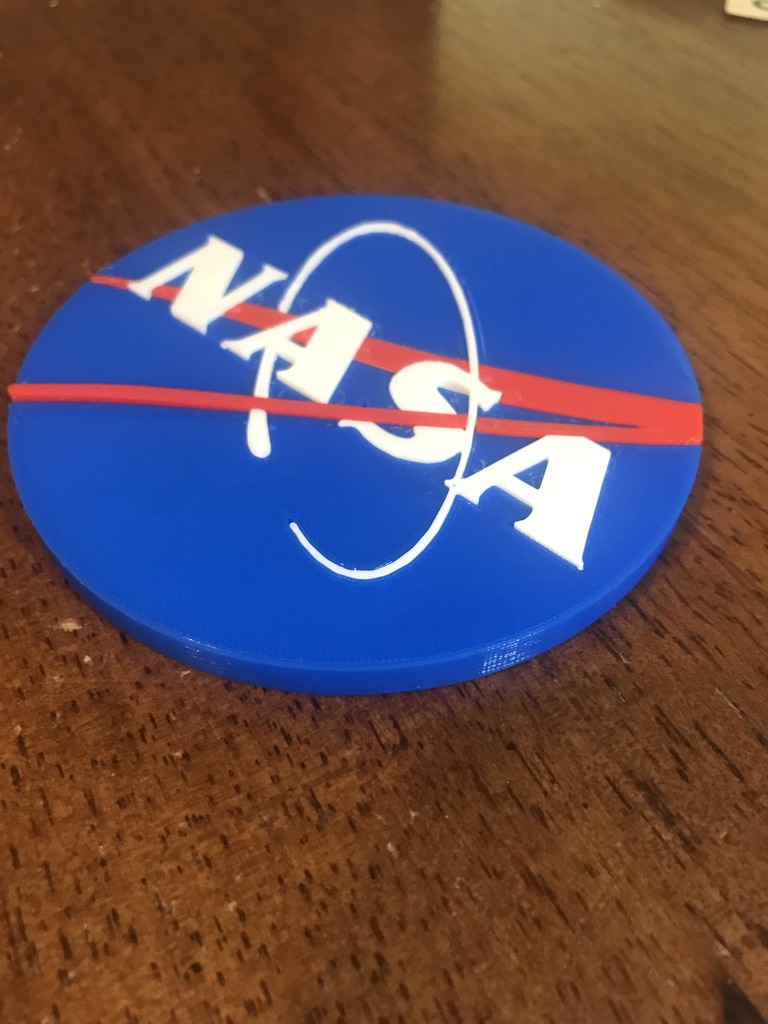 NASA Logo Coaster (Multi-Print)