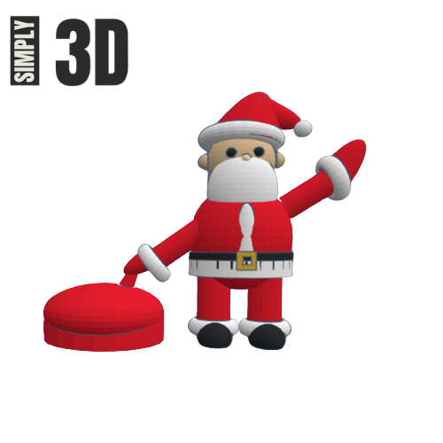TinkerCAD Santa Claus