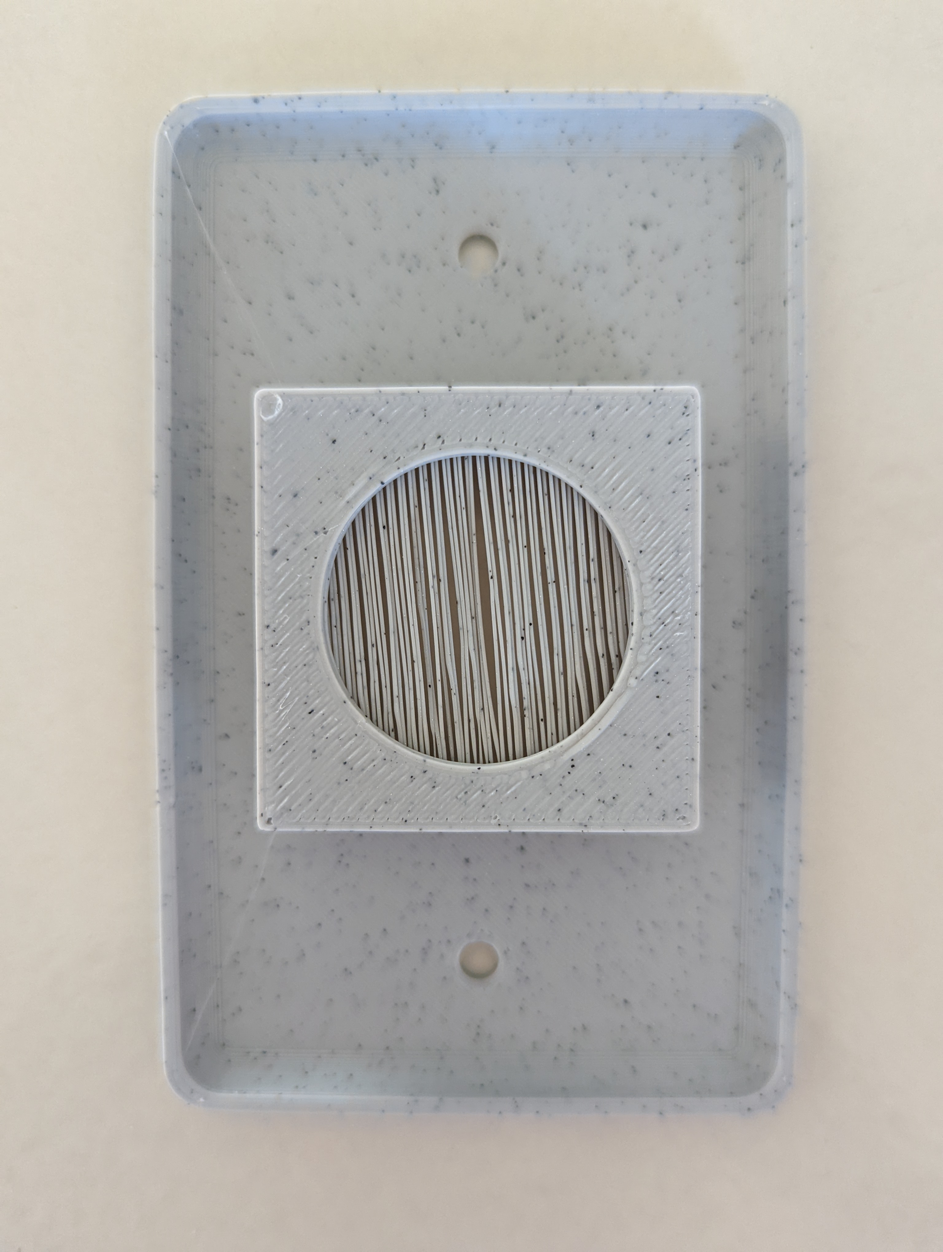 Miniatura 3 do modelo 3D Wall Switch Plate for SNZB-01 Zigbee Button