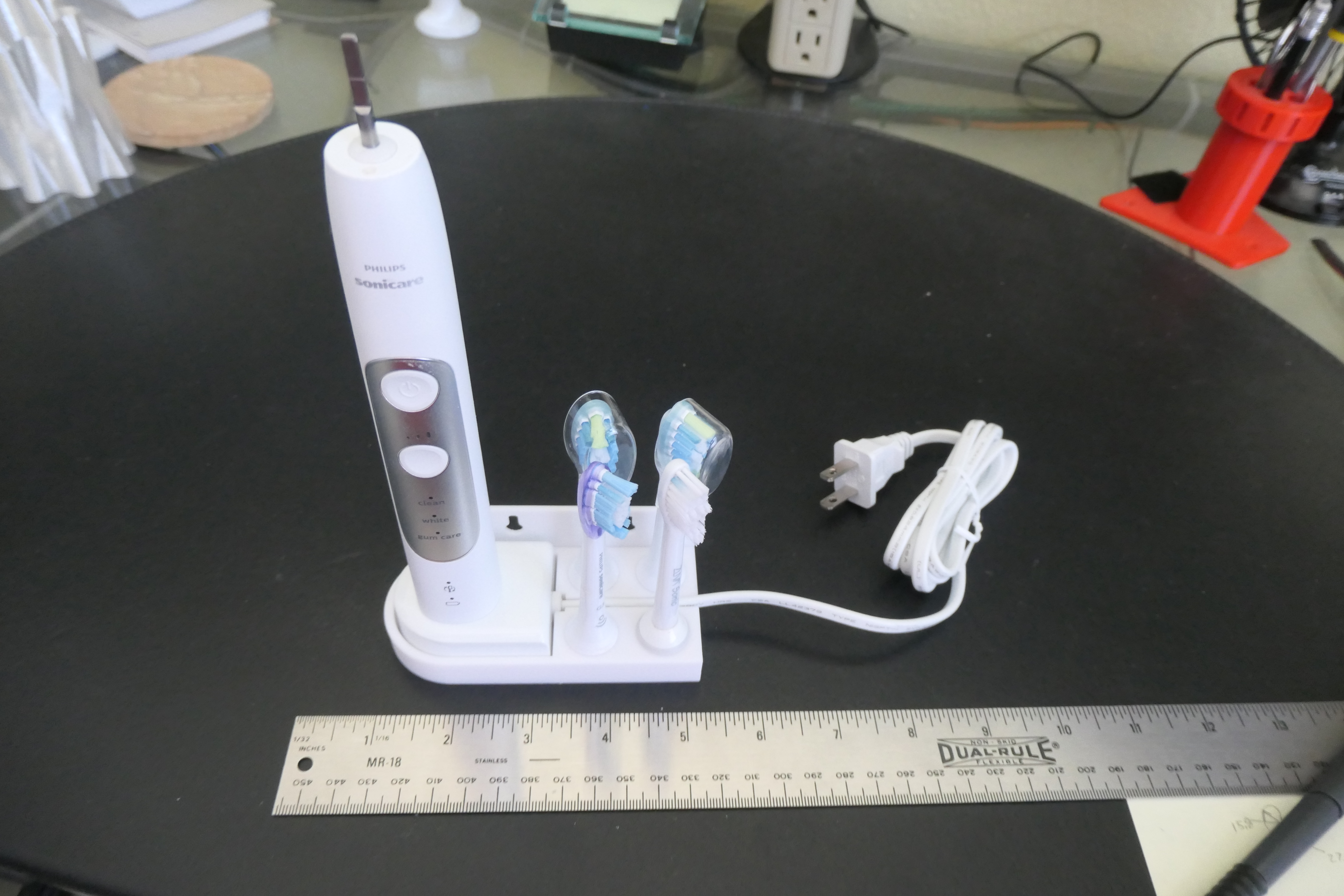 Sonicare toothbrush stand (w/spare heads)