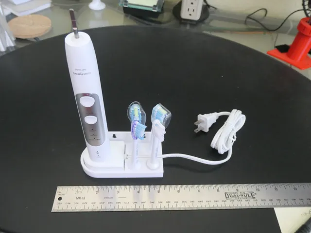 Sonicare toothbrush stand (w/spare heads)