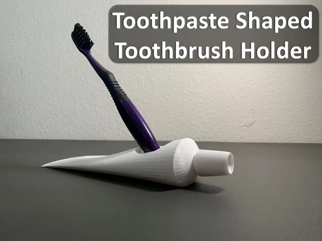 Toothpaste Shaped Toothbrush Holder