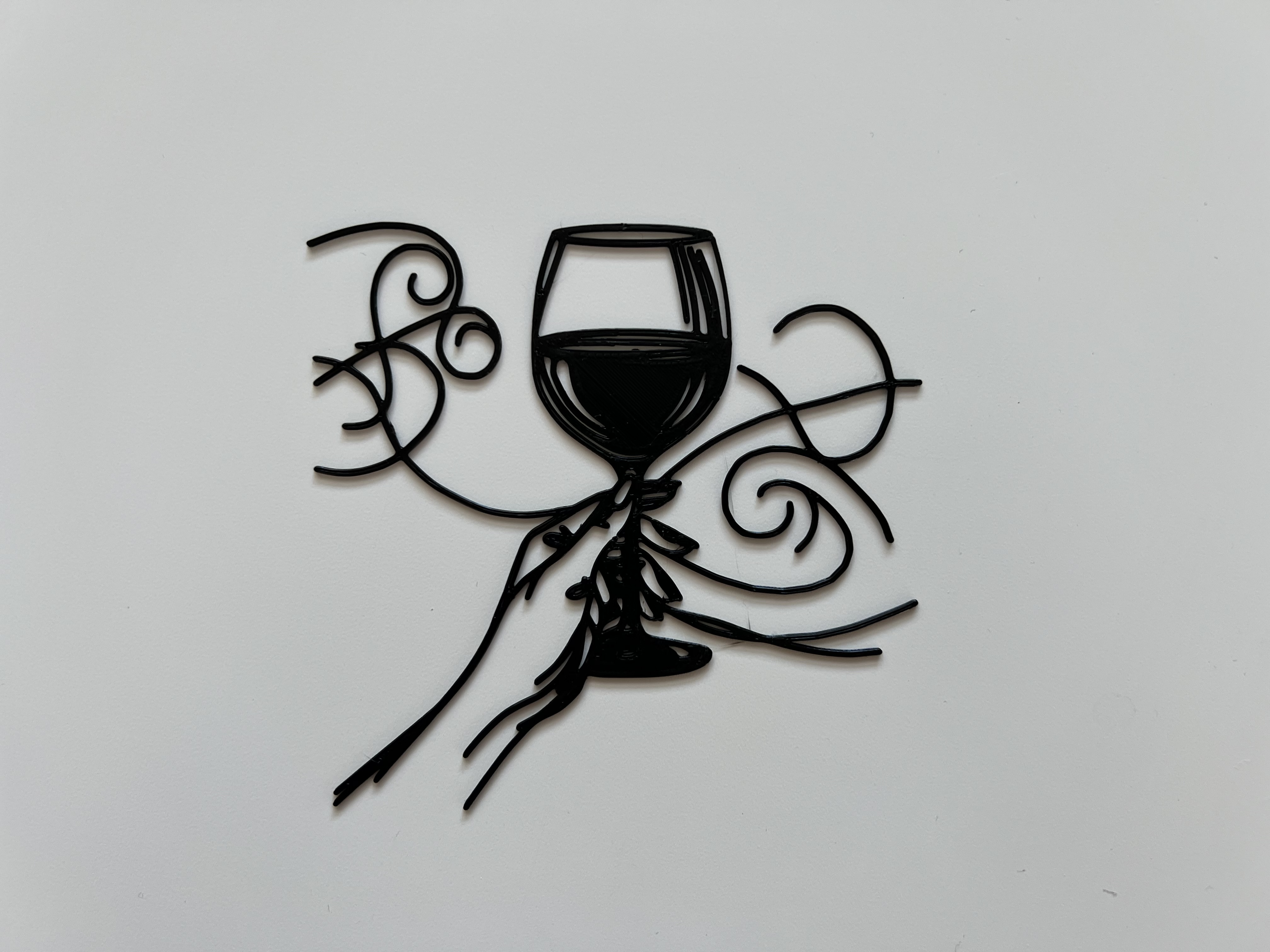 Glass Of Wine Wall Art #4