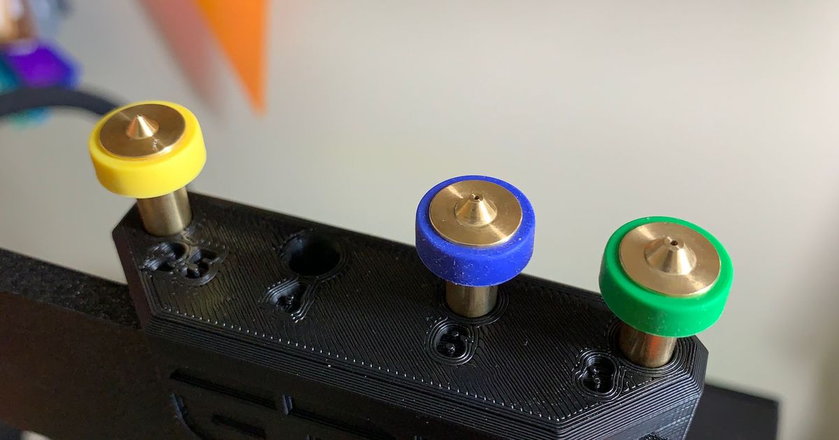 E3D Revo Nozzle Holder for Prusa Frame with SIZES by Art G Download