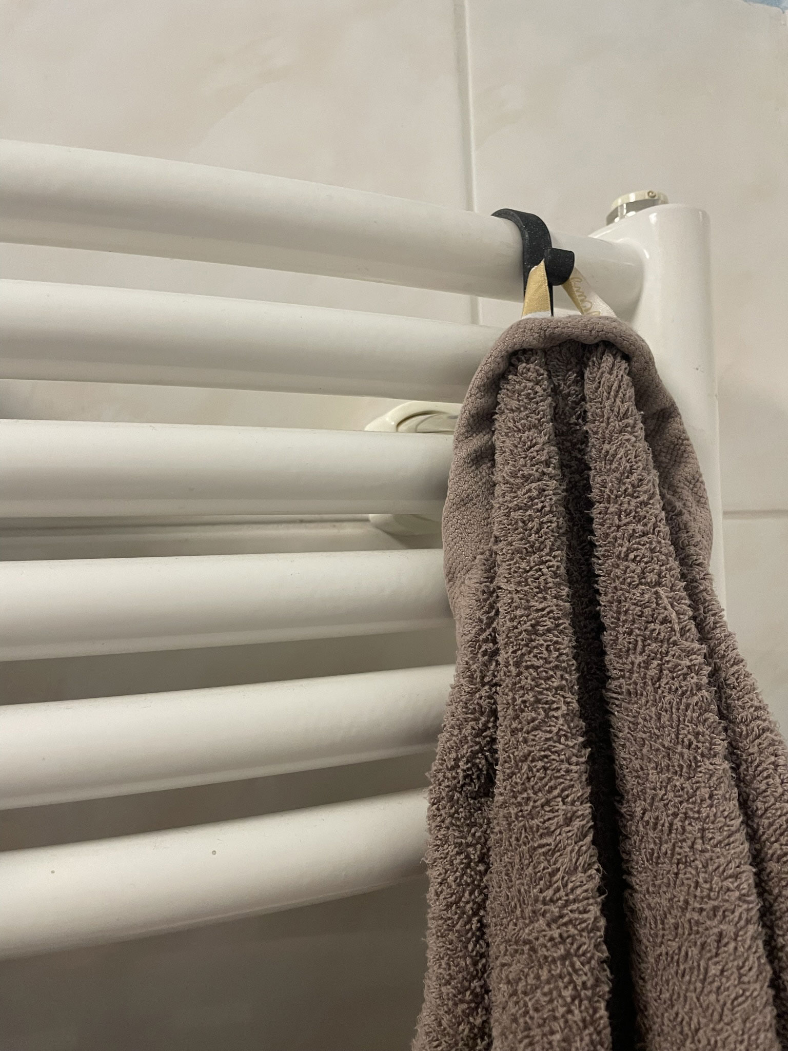 Bathroom Ladder Towel Hook by Filip Honzárek Download free STL model