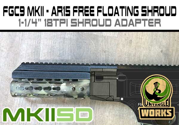 FGC9 FGC6 FGC68 MKII MKIISD UNW free floating handguard