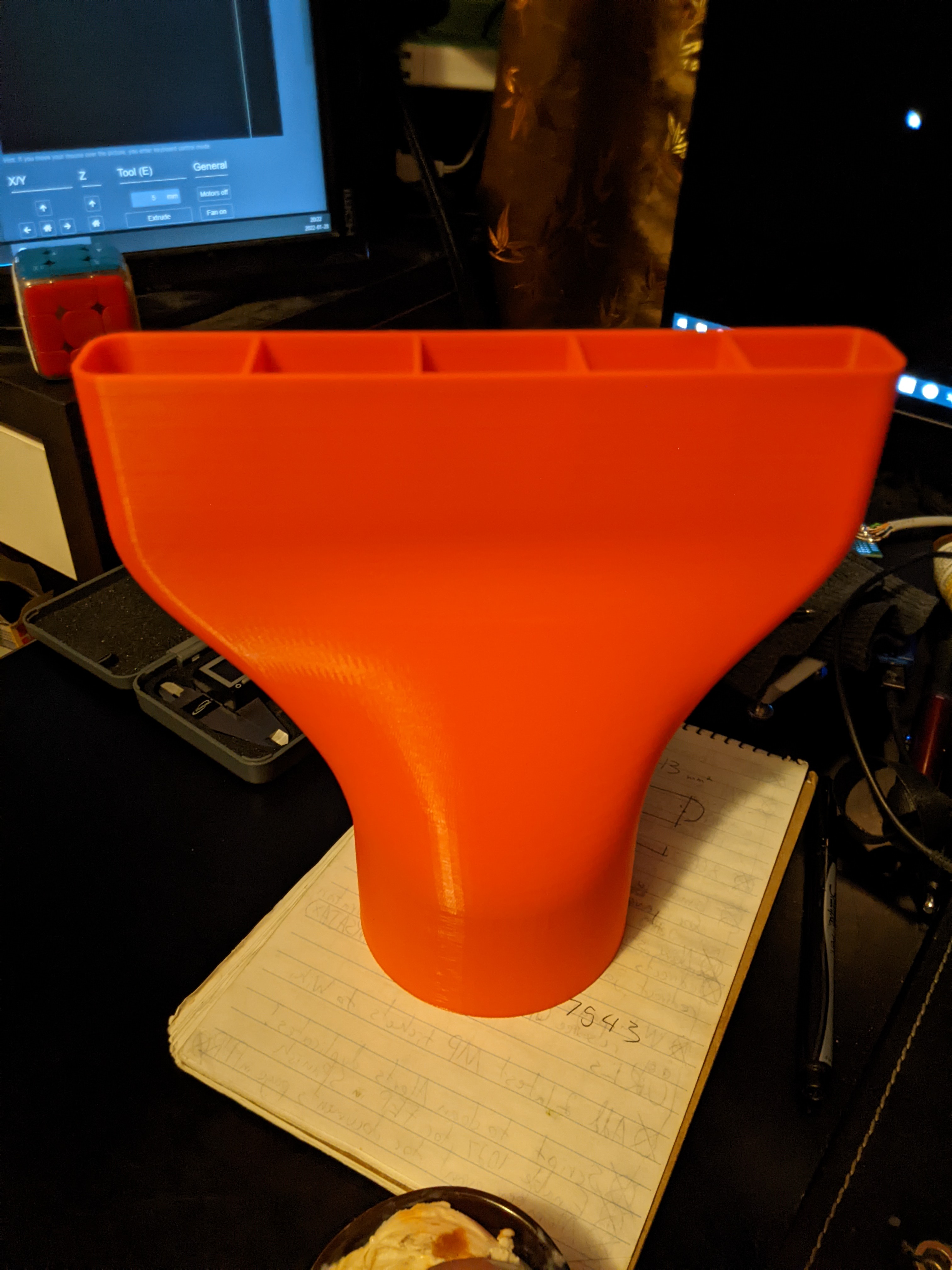 Flat vent for 4 inch hose by Chris Crewdson Download free STL model