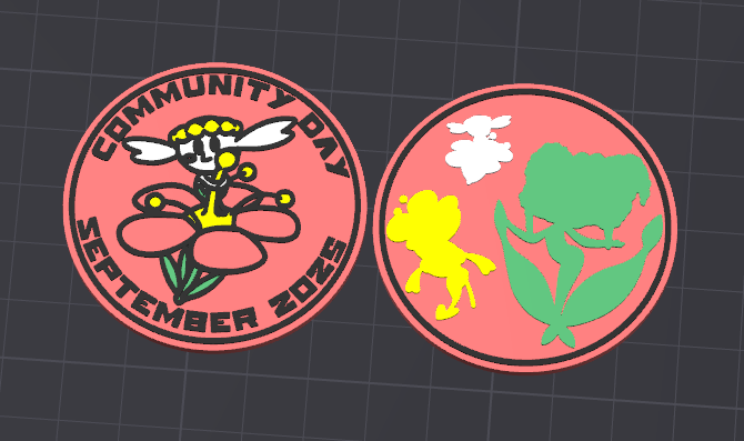 Pokemon Go Community Day #108 coin - Flabébé