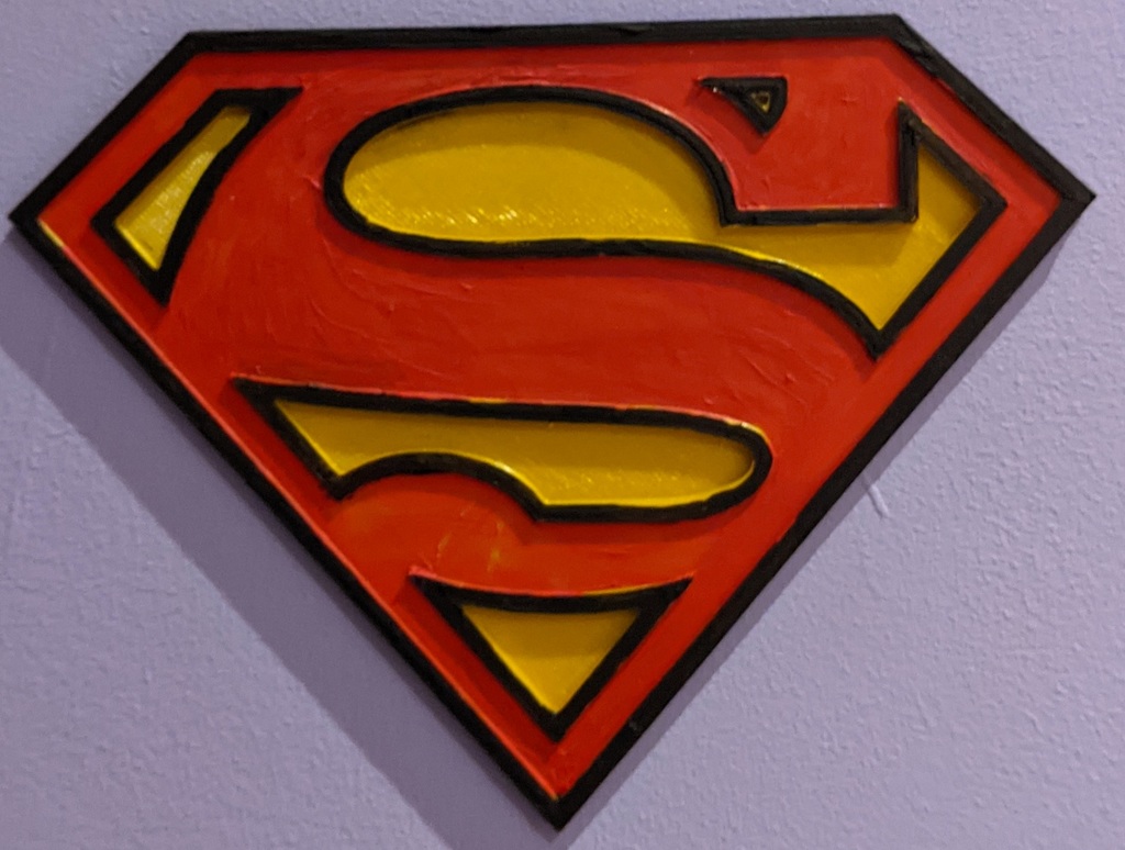 Miniatura 2 do modelo 3D Superman Logo