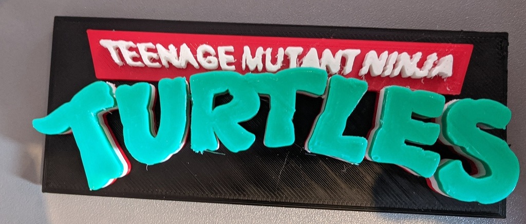 Teenage Mutant Ninja Turtles 3D Logo