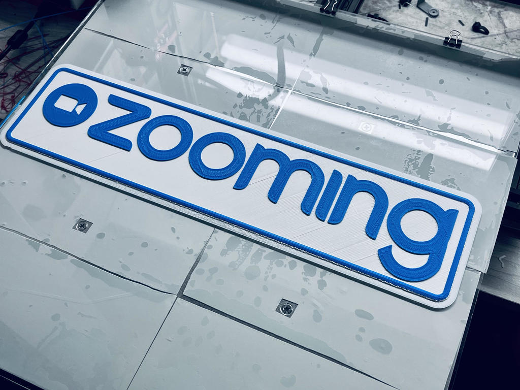 Zoom Session In Progress Sign (On Air Sign Remix) Shadow Box With LED ...