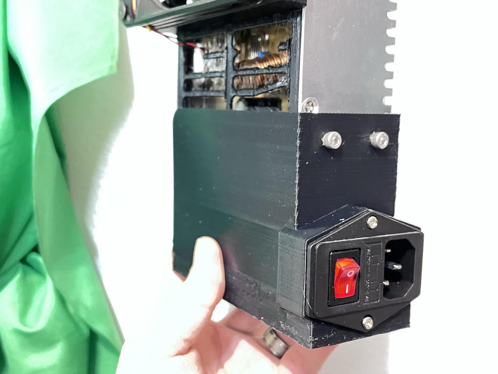 Ender 3 PSU (Power Supply) Holder Cover with Buck Converter