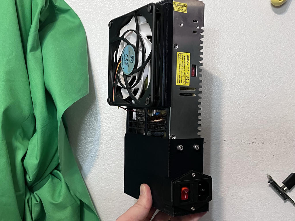 Ender 3 PSU (Power Supply) Holder Cover with Buck Converter