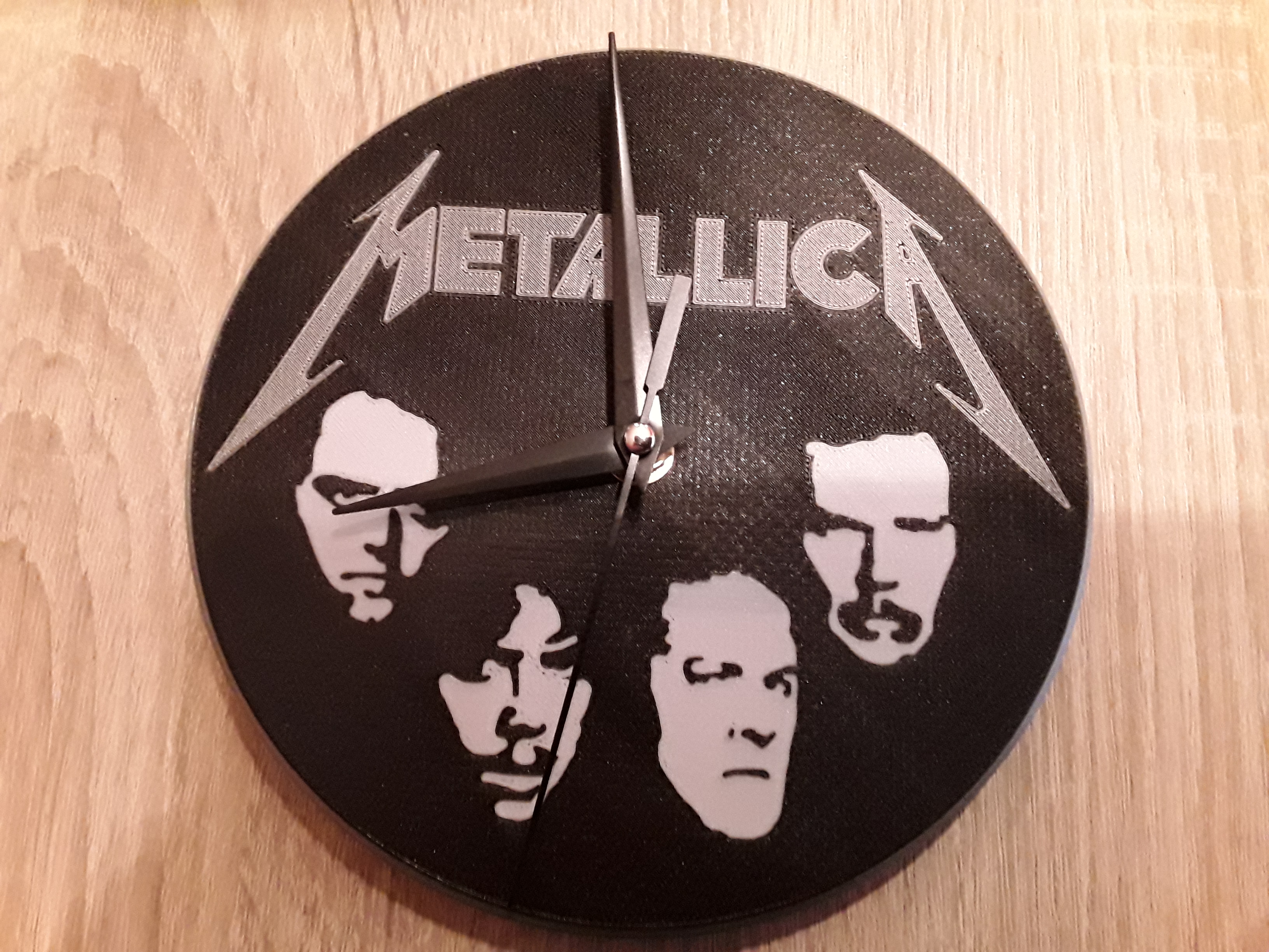 Metallica Clock